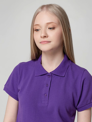 Рубашка поло женская Virma Lady, фиолетовая - рис 8.
