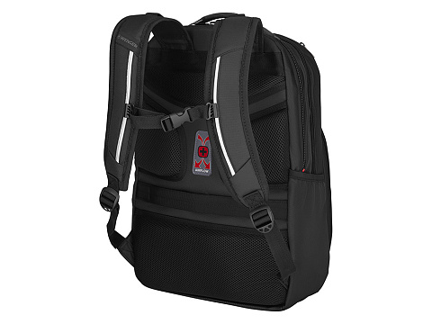Рюкзак WENGER Cosmic 17, чёрный, переработанный ПЭТ/ПВХ/полиэстер, 34 x 23 x 49 см, 30 л - рис 4.