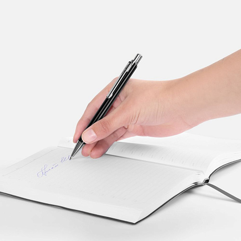 Ручка шариковая Arvent Glossy, черная - рис 6.