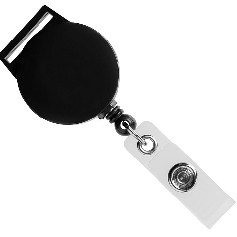 Ретрактор Attach с ушком для ленты, черный - рис 3.