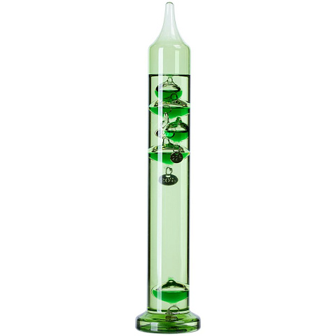 Термометр стеклянный «Галилео», зеленый - рис 3.