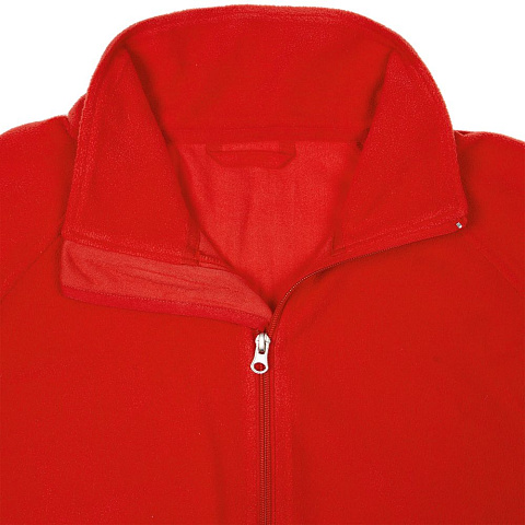 Куртка флисовая унисекс Fliska, красная - рис 4.