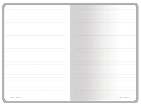 Тетрадь с каменной бумагой А5 Carrara 40 л., линейка, белый - рис 6.