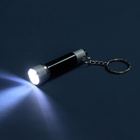 Брелок-фонарик Sparkey, черный - рис 6.