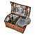 Набор для пикника в плетеной корзине - миниатюра - рис 3.