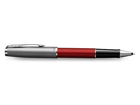 Ручка роллер Parker Sonnet T546  Red CT, стержень: F, цвет чернил: black, в подарочной упаковке - рис 4.