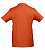 Футболка мужская с контрастной отделкой Madison 170, оранжевый/белый - миниатюра - рис 3.