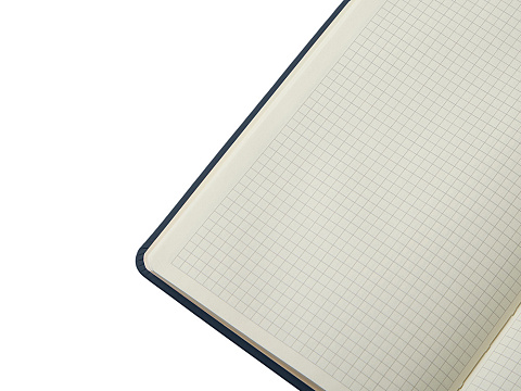 Блокнот в твердой обложке A5 Виспи в клетку, темно-синий - рис 5.