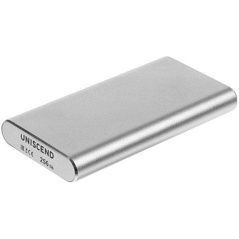 Портативный внешний диск SSD Uniscend Drop, 256 Гб, серебристый - рис 3.
