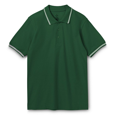 Рубашка поло Virma Stripes, зеленая - рис 2.
