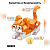 Конструктор KIDS серия "Котики" Рыжий котик - миниатюра - рис 4.