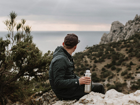 Термос для напитков, вакуумный, бытовой, тм bobber. Объем 1 литр. Артикул Flask-1000 Matte - рис 7.