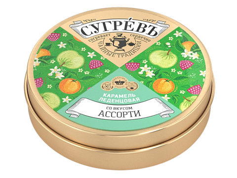 Ж/б монпансье СУГРЕВЪ ассорти - рис 3.