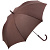 Зонт-трость Fashion, коричневый - миниатюра