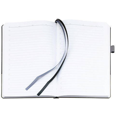 Ежедневник Horizon, недатированный, серый с черным - рис 9.