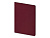 Бизнес-тетрадь А5 Pragmatic Contrast, 40 листов в клетку, бордовый с темно-серым срезом - миниатюра