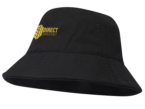 Панама Wicklow из переработанного материала - Сплошной черный - рис 4.