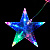 Разноцветная гирлянда из звёзд - миниатюра - рис 2.