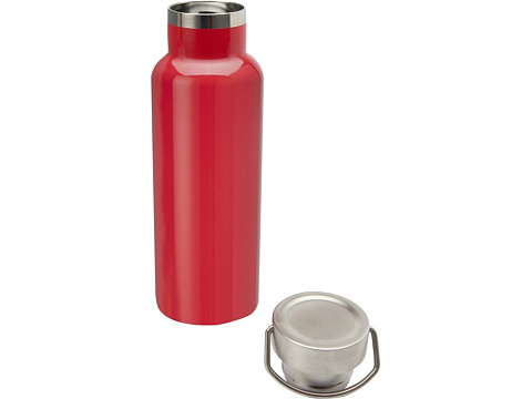Бутылка для воды Thor из нержавеющей стали, сертифицированной по стандарту RCS, красный - рис 4.