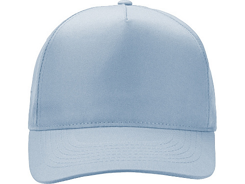Бейсболка Poly 5-ти панельная 120гр, небесно-голубой - рис 2.