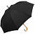 Зонт-трость OkoBrella, черный - миниатюра - рис 2.
