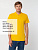 Рубашка поло мужская Summer 170, желтая - миниатюра - рис 5.