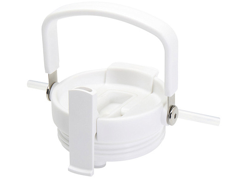 Термостакан Bronx объемом 900 мл из меди и переработанной нержавеющей стали, сертифицированной по стандарту RCS, с вакуумной изоляцией и крышкой с двойной функцией - Белый - рис 7.