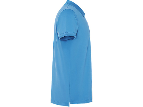 Рубашка поло Wos мужская, бирюзовый - рис 4.