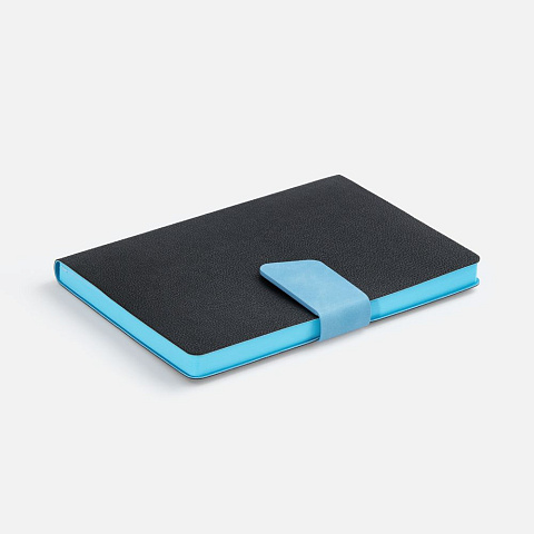 Ежедневник Boom, недатированный, черный с голубым - рис 5.