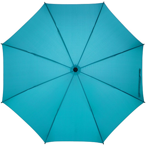 Зонт-трость Undercolor с цветными спицами, бирюзовый - рис 3.