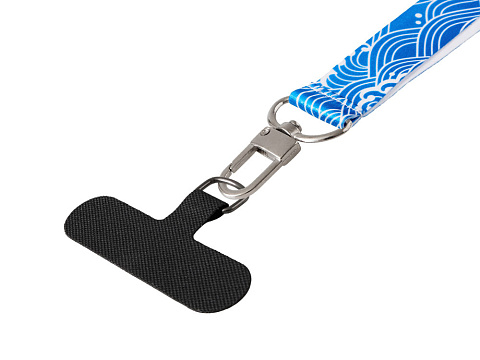 Ремувка под сублимацию с трендовым карабином и узким держателем для телефона из ПЭ - рис 3.