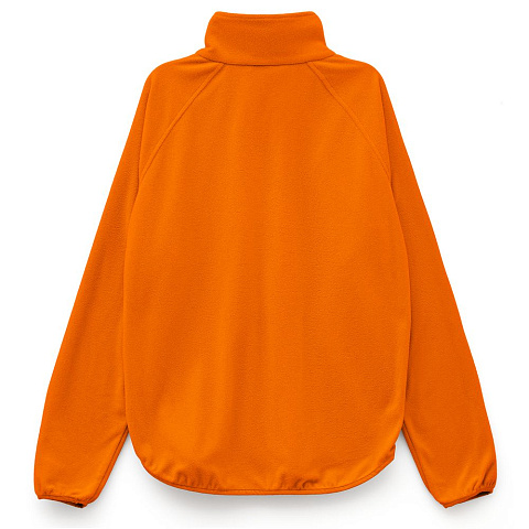 Куртка флисовая унисекс Fliska, оранжевая - рис 3.