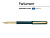Ручка пластиковая шариковая Parliament, 0,7 мм, синие чернила, зеленый/золотистый - миниатюра - рис 2.