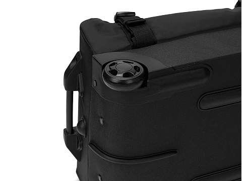 Сумка на колесах TORBER Mobi, черный, полиэстер 900D с PU покрытием, 47 х 34 х 21,5 см, 32 л - рис 7.