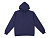 Толстовка с капюшоном оверсайз Lisbon унисекс, темно-синий - миниатюра - рис 17.