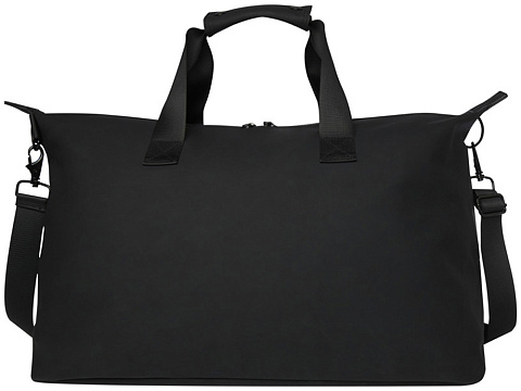Спортивная сумка для ноутбука с диагональю экрана 15,6 дюйма Turner, изготовленная из переработанных материалов согласно стандарту GRS - сплошной черный - рис 3.