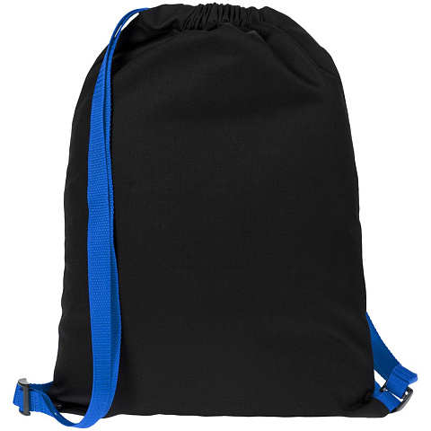Рюкзак Nock, черный с синей стропой - рис 3.