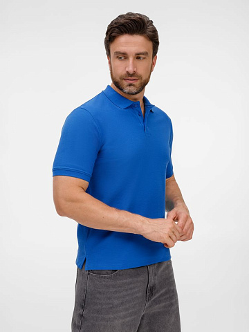 Рубашка поло унисекс Upswing, ярко-синяя - рис 6.