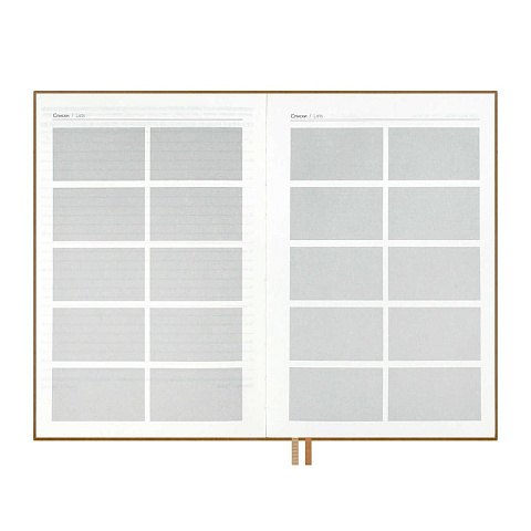 Ежедневник-органайзер Twill, недатированный, коричневый - рис 7.