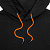 Шнурок в капюшон Snor, оранжевый неон - миниатюра - рис 3.