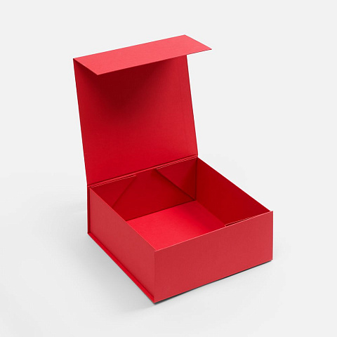 Коробка складная Quadra Fold, красная - рис 4.