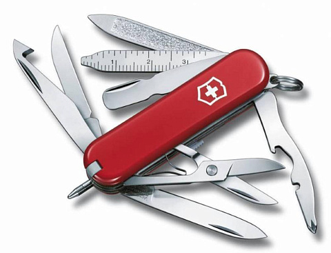 Нож-брелок MiniChamp 58, красный - рис 2.