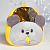 Рюкзак Мышка символ Нового года 2020 - миниатюра