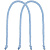 Ручки Corda для пакета L, голубые - миниатюра - рис 2.