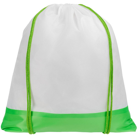 Рюкзак детский Classna, белый с зеленым - рис 3.