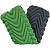Надувной коврик Static V Recon, зеленый - миниатюра - рис 5.