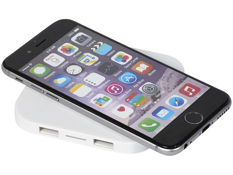 Беспроводное зарядное устройство-хаб Ozone, белый - рис 2.