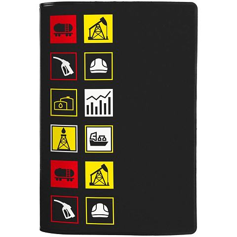 Обложка для паспорта Industry, ver.2, нефть и газ - рис 2.