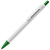 Ручка шариковая Chromatic White, белая с зеленым - миниатюра