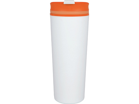 Термокружка Brite 500мл, белый/оранжевый - рис 3.